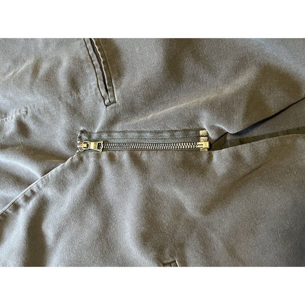GoSilk Go Silk Women's Size 6‎ Moto Jacket Zip Up Pockets & Sleeves Mob Wife - Picture 14 of 16